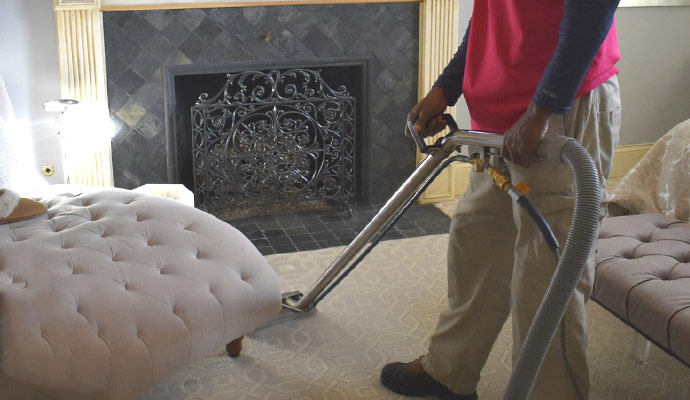 Carpet cleaning Process