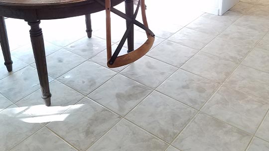 clean shiny floor tile and grout cleaning service