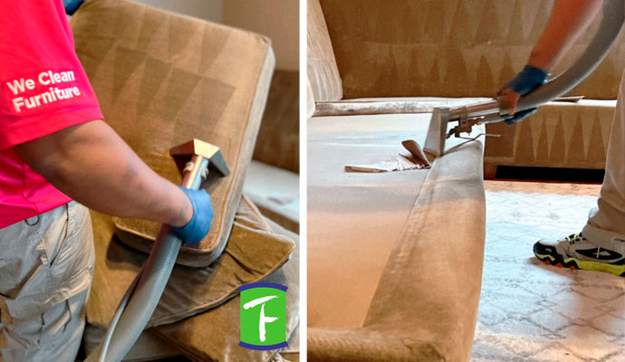 Loveseat cleaning service