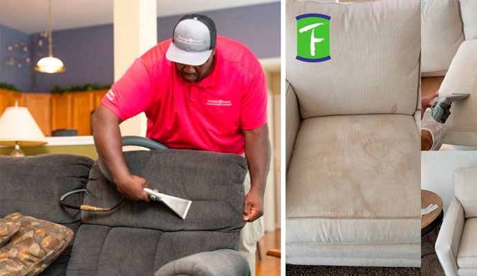 Upholstery chair cleaning service